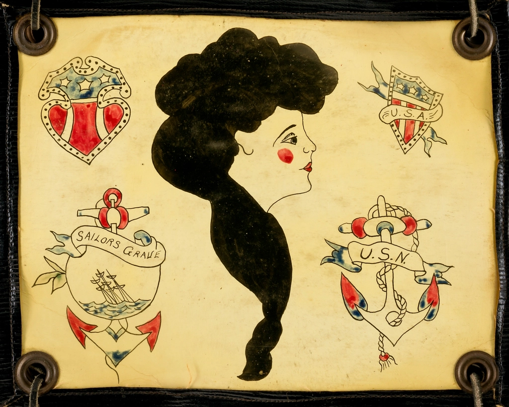 Gibson Girl & ancres